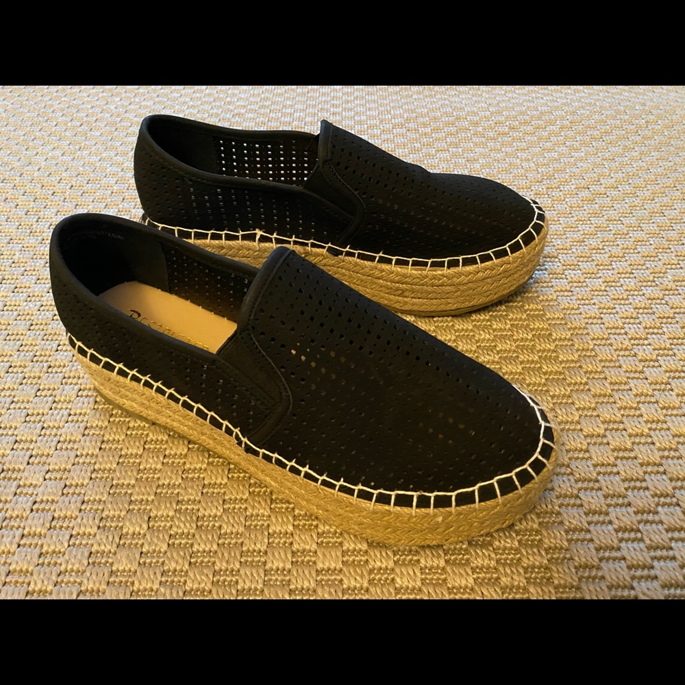 NWOT Anthropologie espadrille slides